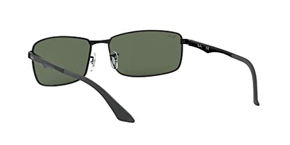 Ray-Ban Men's Rb3498 Rectangular Sunglasses