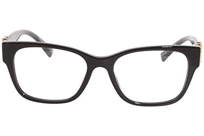 Versace - VE3283 Black/Clear Square Women Eyeglasses - 54mm