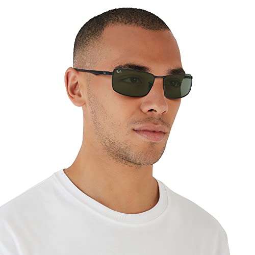 Ray-Ban Men's Rb3498 Rectangular Sunglasses