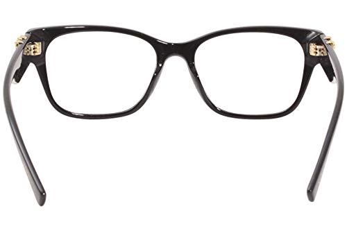 Versace - VE3283 Black/Clear Square Women Eyeglasses - 54mm